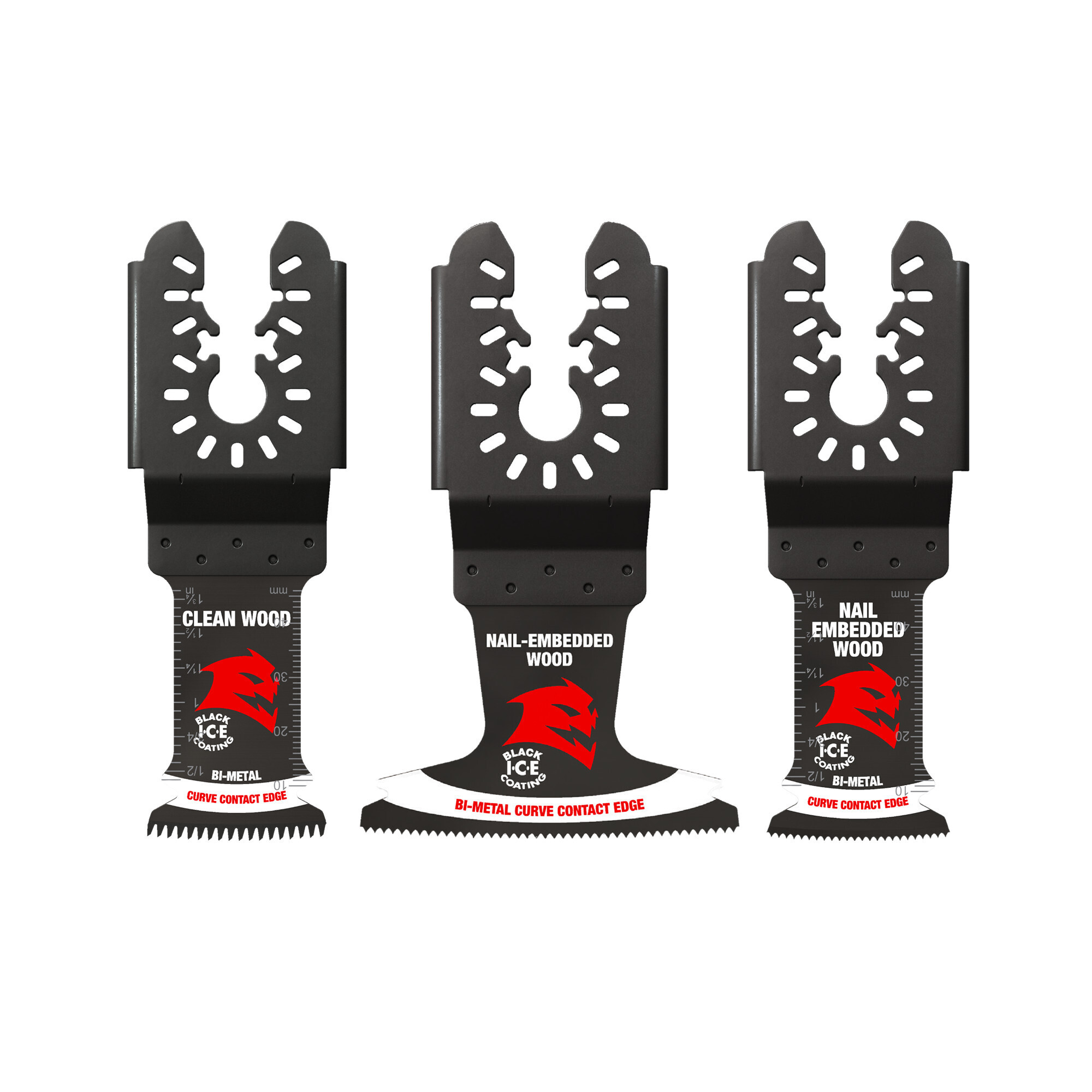 Diablo, Demo Demon™ Universal Fit Bi-Metal Oscillating Blade Set, 3pc, DOU3BVS